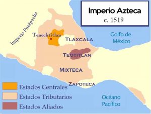 Uubicacion geografica del imperio azteca
