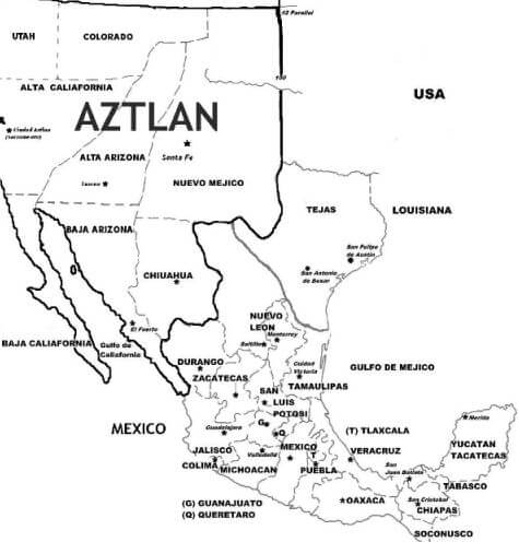 Origen de la cultura azteca Aztlan