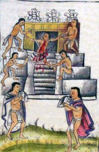 Sacrificio azteca
